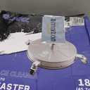 JANZ 18" Pressure Washer Surface Cleaner with 4 Wheels,1/4" Quick Plug,Stainless Steel Housing,2 Extension Wand Attachments, 3 Spray Nozzles and 2 Replacement Nozzles, 4000 PSI