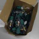 Vintage C9 LED Christmas Lights, 25Ft C9 String Lights with 25 LED C9 Plastic Bulbs, Waterproof Connectable Outdoor Lights for Christmas Tree Roofline Garden Patio Backyard Cafe Decor, Warm White