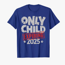 Only Child Expiring 2025 Big Brother Promoted to Big Brother T-Shirt, Royal Blue, S