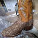 Dan Post Mens Dorsal Embroidered Square Toe Casual Boots Mid Calf - Brown (9 Wide, Tobacco)