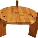 Drink Dispenser,Water Dispenser And Beverage Dispenser Stand. Fit Max 10.9 Inch Diameter Loads Up to 5 Gallons - Natural Bamboo Wood