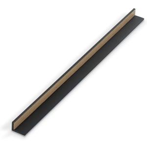 Outwater Plastics Black 5/16''X 7/16'' Styrene Plastic Extruded 90 Degree Angle 48 Inch Lengths (Pack of 3)