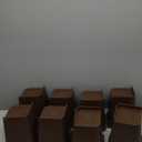 8 Pack Bed Risers 8 Inch Heavy Duty Dark Brown, Oversized Furniture Risers, Bed Lifts Risers for Table, Chair, Couch, Desk, Bed Frame Risers Supports Up to 6,500 Lbs