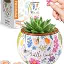 PieceRelax 3D Puzzle Planter 80 Pieces - Flower Pot - Little Garden, for Mom, Home Decor Flower Pots for Indoor Cactus, Succulents Pots [K1116]