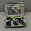 walowalo Electric Fabric Scissors Box Cutter 2 Rechargeable Batteries 2 PCS Blades for Crafts Sewing Cardboard Scrapbooking Leather 4V Li-Ion Power Cordless Shears Cutting Tool (Fast Charge Version)