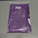 Women Halloween Shirts Spooky Boo Pumpkin Face T-Shirt Trick or Treat Party Short Sleeve (Purple, L)