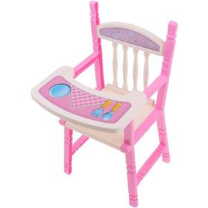 Simulation Baby Doll High Chair 9-11" Reborn Furniture Kids Pretend Play
