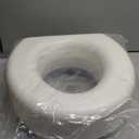 AquaSense 770-610 4 Inch Portable Raised Toilet Seat Riser, Elevated Toilet Seat for Seniors