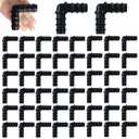 50 PCS Drip Irrigation Barbed Elbow Fitting Kit for 3/4 Inch Tubing (OD 20MM) Drip Irrigation Connectors Elbow Drip Line Barbed Connector .77" ID Drip Irrigation Sprinkler System