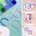 2 x LEUCHTAMOR 15000PCS Clay Beads 96 Colors Friendship Bracelet Making Kit 4 Boxes Polymer Clay Beads Disc Clay Beads with Charms for Jewelry Making,Crafts Gifts