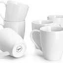 Amuse Professional Barista Cozy Collection Mug for Coffee, Tea or Chocolate Set of 6 (Medium  12 oz.)