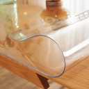 Warmstar Clear Table Protector - 2mm Thick, 32x72 Inch Table Cover, Desk Mat for Coffee Table, Writing Desk, Dining Room