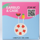 Wired Earbuds W/Case Pack Of 5
