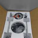 Bathroom Light Fixtures, 4-light Vanity Light Over Mirror, Matte Black Metal Bathroom Light, Modern Farmhouse Rustic Industrial Indoor Wall Mount Lighting Sconce for Living Room Cabinet Hallway