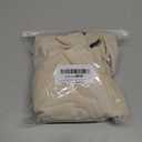 PrinceDeco 2 Pack Thick Velvet Stretch Armrest Covers for Chairs and Sofas Armchair Covers for Arms Couch Arm Cover Armrest Slipcover for Sofa Non Slip, Ivory