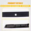 RANSOTO Tailgate Molding Trim Compatible with 2017-2022 Ford F250 F350 F-250 F-350 Super Duty Flexible Flex Step Rear Center Truck Spoiler Protector Cover Replaces FO1904134