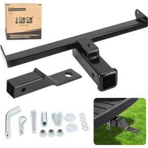 10L0L Upgraded Golf Cart Bumper Trailer Hitch for EZGO RXV 2008-up Electric & Gas Cart, Thickened Rear Trailer Hitch Easy to Install