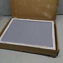 Felt Board With Rustic Vintage Frame and Stand 12x16 Inch, Grey Changeable Message Board Includes 792 Letters, Numbers and Symbols, Hook to Hang, 2 Canvas Bags