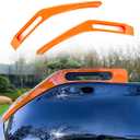 BESTAOO Trail Sight Cover Decoration Trim Cover Exterior Accessories for Ford Bronco Accessories 2021 2022 2023 2024 2025 2-Door & 4-Door, 2PCS (Orange)
