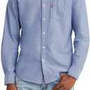Levi's Men's Classic 1 Pocket Long Sleeve Button Up Shirt (L)