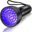 Vansky UV Flashlight Black Light, 51 LED Blacklight Pet Urine Detector for Dog/Cat Urine, Dry Stains, Bed Bug, Resin Curing, Scorpions Finder