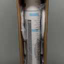 Space Heater for Indoor Use, 34" Space Heater for Large Room, 1500W Tower Heater with Remote, Adjustable Thermostat, 12H Timer, 70 Oscillation, Overheat & Tip-Over Protection, White