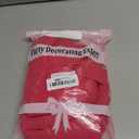 ShinyBeauty Hot Pink Chiffon Curtain 2 Panels 2.4ft x 7ft Window Voile Tulle Backdrop 84 Inch Blackout Sheer Rod Pocket Elegant Curtains