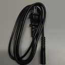 Superer Printer Power Cord Cable Fit for HP OfficeJet Pro, Envy, DeskJet Series Printers 2 Prong Replacement - (ETL Listed Cable) (4 ft)