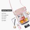USPECLARE Clear Purse Stadium Transparent Messenger Bag Stadium Approved for Men and Women Clear CrossBody Bag