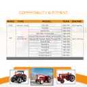 6V Starter Compatible with Farmall A B C 1939-1961,CASE Tractors Farm 220-230 (1955-1957),Farmall 130HC IHC C-123 Gas (1956-1958),1107067,1107093, SDR0092,355794R91, 410-12275  
