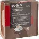 Amazon Brand - Solimo Espresso Capsules, Medium Roast, Compatible with Original Brewers, Pack of 1x50 Capsule (Count of 50)