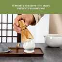 YIBO Matcha Whisk Set White, Matcha Set Kit Includes Ceramic Matcha Bowl, Bamboo Whisk, Scoop, Measuring Spoon & Cup, Chasen Holder, Sifter Tool