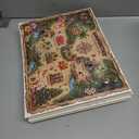 10 x Happy Easter Garden Flag - Gift Ready Packed - Easter Decorations Outdoor, Spring Decor Premium Linen Yard Flags for Outside, Winking Bunny & Eggs 12x18 Inch Double Sided (Beige)