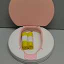 Travel Potty for Toddler, Portable and Foldable Toilet, Apply to Seat Emergency Toilet for Car, Camping, Outdoor, Indoor (pink, small)