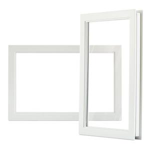 Veri Beond 4 Pack Vinyl-Framed Garage Door Window- UV-Resistant Organic Glass Panels Garage Door Window Inserts, Easy DIY Installation for Garage/Barn/Shed Doors - Weatherproof