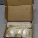 Joyyy Weighted Candlestick Holders Candle Stick Holder for Candlesticks, Vintage Metal Candelabra Candlestick Holders Candle Stand for Holiday Fireplace Party Dining Home Set of 6 (Gold)