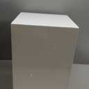 Cube Display Pedestal Stand for Bridal Shop, Square White Display Risers Columns, Party Event Decor Platform Base Showcase for Comic-Con Home Shop Boutiques (11.8*11.8*15.7in)