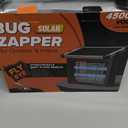 OnBeam Solar Bug Zapper Outdoor, Mosquito Zapper Waterproof Electric Fly Zapper Rechargeable Mosquito Killer Lamp with 10W Solar Panel, 4500V Cordless Fly Trap for Backyard, Patio, Garden, RV, Camping