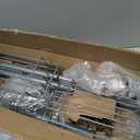 Zenna Home Tension Pole Shower Caddy Corner Organizer, Adjustable Standing Shower Caddy with 4 Shelves, Rustproof Bathroom Tension Rod Organizer, 60 to 108 Inch, Satin Chrome