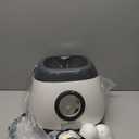 Elevon Dog Ball Thrower Launcher, Automatic Ball Launcher for Large Dogs, Interactive Dog Toy with Three Ranges, Includes 3 ETPU Balls and a Data Line, Suitable for Large Dogs, Gray/White