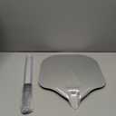 Perforated Pizza Peels 6 INCH pizza spatula paddle Long Handle Metal Pizza Spatula for Indoor and Outdoor (12 Inch)