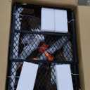 Fouwick 60"x 20"x 6" Folding Trailer Hitch Mount Cargo Carrier, 500LBS Capacity, Powder Coating Luggage Rack Basket Car Storage with Straps, Fits 2" Receiver