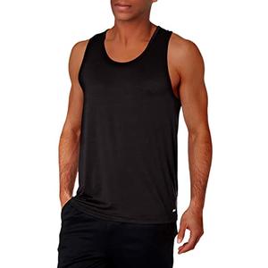 Amazon Essentials Men's Active Quick Dry Tech Stretch Lightweight Gym Tank Top, Black, X-Large