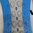 Premium Back Stretcher for Lower Back Pain Relief  4-Level Adjustable Lumbar Support Board with Soft EVA Massage Strip  Durable & Portable Back Cracker to Release Tension and Reset Your Day (Blue)