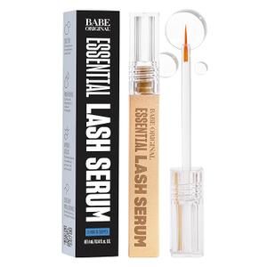 Babe Original Lash Serum - Fuller & Longer Looking Eyelashes, Advanced Lash Enhancing Treatment for Natural Lashes, Extensions & Eyebrows, Vegan & Cruelty-Free, 0.14 Fl Oz (Pack of 1)