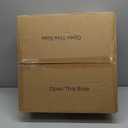 Jughtbo Boho Caged Fandelier with Lights Flush Mount Rattan Ceiling Fan with Lights and Remote Control, Enclosed 6 Speeds Low Profile Fan Light for Bedroom, Living Room, Kitchen