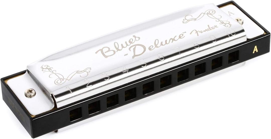 Fender Blues Deluxe Harmonica, Guitar Accessories,Key of A