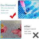 VAIIEYO 5D DIY Horse Diamond Art Kits for Adults, Diamond Painting Animal, Diamond Painting Kit Full Drill Round Rhinestone Craft Canvas for Home Wall Decor Gift 14x14 inch/35x35 cm