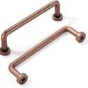 khtumeware 10 Pack 3-3/4 inch Hole Center Antique Copper Cabinet Pulls Vintage Cabinet Handle Kitchen Hardware Farmhouse Vintage Dressing Table Drawer Handle Classic Wardrob.