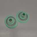 Nenesupply 17mm Flange Inserts and 24mm Flanges Compatible with Medela Breast Pump Parts Replacement 17mm Flange for Medela Work with Pump in Style Parts Symphony Swing Maxi Harmony Personalfit Flex